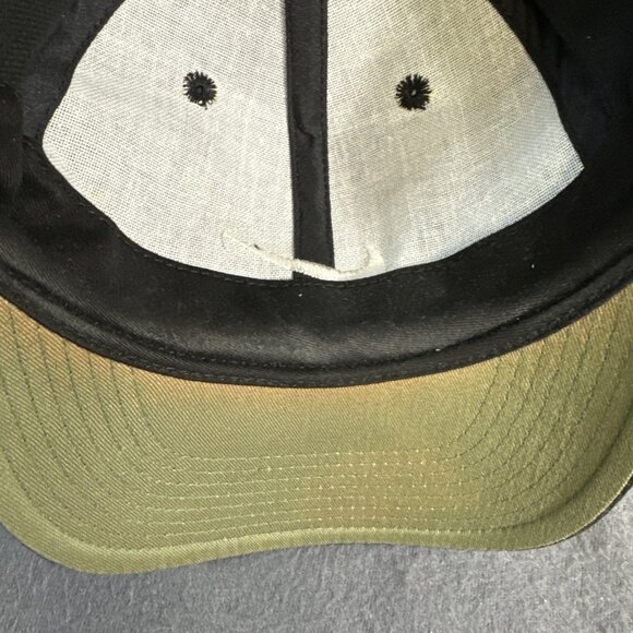 Vintage 90s Nike Swoosh Black Baseball Hat Made in Taiwan Adjustable Cap Y2K - Picture 7 of 13